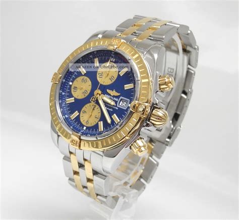 breitling evolution stahl gold|Breitling Chronomat Evolution .